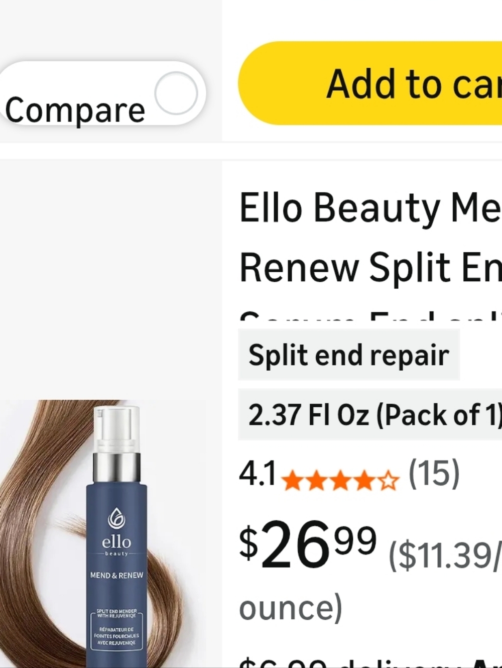 Mend & Renew Split End Repair Serum